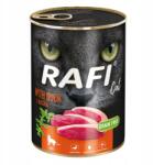 RAFI Nedves Macskaeledel Rafi Adult Kacsával 400 g (DOLINANOTECI)