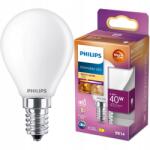 Philips Led izzó Golyó E14 3.4W 40W 470lm 2700K Tompítható Filament Philips (60416B@6)