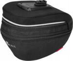 KLICKfix kerékpáros nyeregtáska fekete 1.5l 11x18.5x12 cm állítható (0299XL)