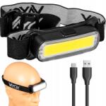 Vayox Fejlámpa Led Fejlámpa Akkumulátoros Könnyű Usb-c Lámpa 300lm Vayox (LATARKA CZOŁOWA PANEL COB VA0177)