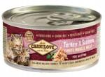 CARNILOVE Cat Salmon & Turkey for Kittens lazac és pulyka konzerv 100g (8595602528950)