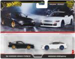 Mattel Premium Nissan 180SX Type & Nissan SilEighty 2 csomagos autókultúra (JBK96)