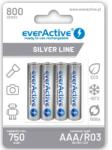 everActive Silver Line Akkumulátor LR03 Aaa 800mAh 4db (EVHRL03-800)