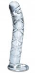 Icicles Dildó Icicles 15 cm színtelen (STAN44)