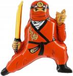 Grabo Fólia lufi Ninja Piros héliumos