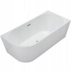 BALNEO Avola White jobbos szabadonálló sarokkád 160x80 cm, akril, Balneo (5905591091565)