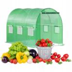 Bauerkraft Kerti fóliasátor, 3x2x2 m (6 m2), fémvázas, UV-álló fóliával, Baue (G-890)