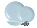 Luminarc Étkező készlet 6 személyes 18 részes kék Paradise Blue Diwali Luminarc (V6212)