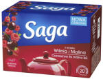 Saga Gyümölcstea SAGA Cseresznye-Málna 20 filter/doboz - papir-bolt