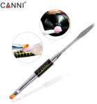 Canni 2in1 Spatula és ovális szőrű ecset