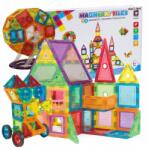 Click4toys Mágneses Építőkockák Nagy 3D Panelek Kreatív Szett 130 Db-os (7266)