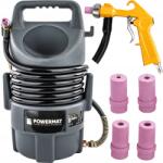 Powermat Pneumatikus Homokszóró Szifon 10L Pisztoly Tisztítás Homokfúvás Fúvókák (PM1364)