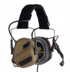 Earmor Aktív hallásvédők M32 Plus mikrofonnal Coyote M32-CB (M32-CB - PLUS)