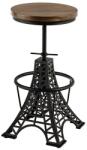 IV Interior Concept Set 2 scaune de bar cu baza metalica design Turnul Eiffel, PARIS LOFT (A-48438 VC)