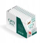 Optimeal felnőtt macskáknak pulykás és csirkés nedves eledel 12x85g