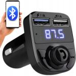 Hurtnet Bluetooth Fm Transmitter MP3 Töltő lejátszó Bt audio transmitter 2x Usb (KAT76634)