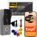 Sone WiFi video kaputelefon 7" Full Hd Tuya IP65 távirányítós Rfid olvasóval (SB1483)