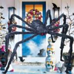  Óriás Pók Halloween Dekoráció 200 cm Realisztikus Fekete (B09YRW7GRB)
