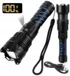 Trizand Cob Led taktikai zseblámpa erős újratölthető zoom katonai Usb kereső (Latarka taktyczna 1500lm Trizand 26949)