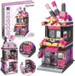 Qman Építőkockák Drogéria Trendy Cosmetics Store 348 db-os ajándék (C0103)