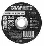 GRAPHITE Vágótárcsa, korund fémhez 115 x 1.0 x 22.2 mm, 41 A60-T-BF (57T105)