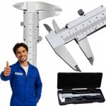 WitLine Tolómérő 150MM Precíziós Rozsdamentes Acél Nóniusz 0-150mm Tokkal (564987465132)