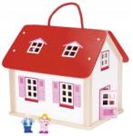 Goki Babaház Goki Babaházak 28 cm piros bőrönd gyerekeknek (4013594517805)