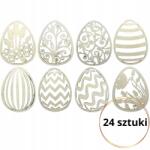  24 Db-os Fa Húsvéti Tojás Dekoráció Szett Diy Öko (2056)