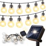 Focla Napelemes Kerti Füzér 30 Led 11m Napelemes Lámpák Kert Erkély Pavilon (FOCLA_lampki solarne b.ciepłe 30LED)