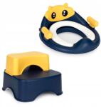 Ecotoys HA-P17-18 Gyerek WC-ülőke lépcsővel és platformmal, kék (HA-P17&18)