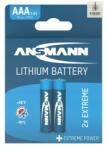 ANSMANN Lítium akkumulátorok Ansmann Aaa FR03 2 db 1, 5 V, 10 év élettartam (3747)