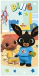 Carbotex Pamut strandtörölköző Bing Bunny és Sula pizsamában (BING231011-R)