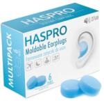 Haspro Dopuri de urechi din silicon Mold6 - culoare albastră Haspro (12 bucăți)