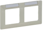 Legrand 754052 Valena Life kettős keret vízszintes címketartóval elefántcsont (754052)