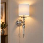 Brilagi - Aplica de perete NUBILA 1xE27/60W/230V crom lucios/alb (BG6826)