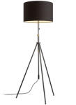 Rendl light studio állólámpa luton/ron 55 polycotton fekete fekete fém r14068 (R14068)