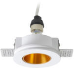 Rendl Lighting Rendl süllyesztett mennyezeti lámpa daytona gipsz szálcsiszolt sárgaréz r14158 (R14158)