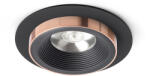 Rendl light studio süllyesztett mennyezeti lámpa sharm r i fekete réz r13239 (R13239)