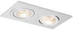 Rendl light studio Rendl süllyesztett mennyezeti lámpa pasadena gu10 sq ii szálcsiszolt alumínium r12712 (R12712)