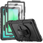 Tech-Protect Solid 2-Set Samsung Galaxy A9+ / Galaxy A11+ tablet tok kitámasztóval, kijelző védelemmel, fekete - coolmobile