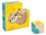 Hape Puzzle cu Blocuri cu Animale Sălbatice (OLP1088E1461K)