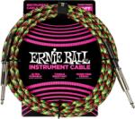 Ernie Ball Braided Good Vibrations 3 m Egyenes - Egyenes Hangszerkábel (P06480)