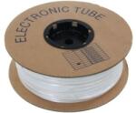 CDRmarket Tub oval de marcare din PVC, diametru 1, 3-2, 2 mm, secțiune 0, 25-0, 5 mm, alb, 100 m (MZ-MO-01)