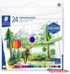STAEDTLER Színes ceruza készlet, hatszögletű, STAEDTLER "146 C", 24 különböző szín (TS146CC24)