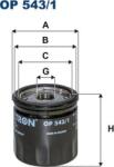 Filtron OP 543/1 - Filtru ulei - Filtron-OP 543/1 (FILTRONOP5431)