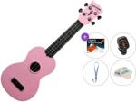 Kala Waterman Standard SET Soft Pink Ukulele soprano (KA KA SWB PK-STANDARD-SET)