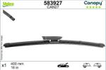Valeo 583927 - Lamela Stergator 400mm Canopy - Valeo - Csnbb - Valeo-583927 (valeo583927)