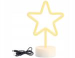 Rozz Led dekoráció Star lámpa Usb elemes lámpa fehér (26022_rozz_okz_gabB)