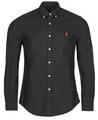 Ralph Lauren Hosszú ujjú ingek SLIM FIT FESTETT OXFORD ING Fekete EU XXL