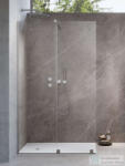 Radaway Furo Walk-in zuhanyfal 120B balos, szálcsiszolt króm 10106638-91-01L+10110594-01-01 (10106638-91-01L_10110594-01-01)
